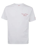 T-shirt bianca con ricamo "Forte dei Marmi Habitué"-Mc2 Saint Barth-T-shirt-Vittorio Citro Boutique