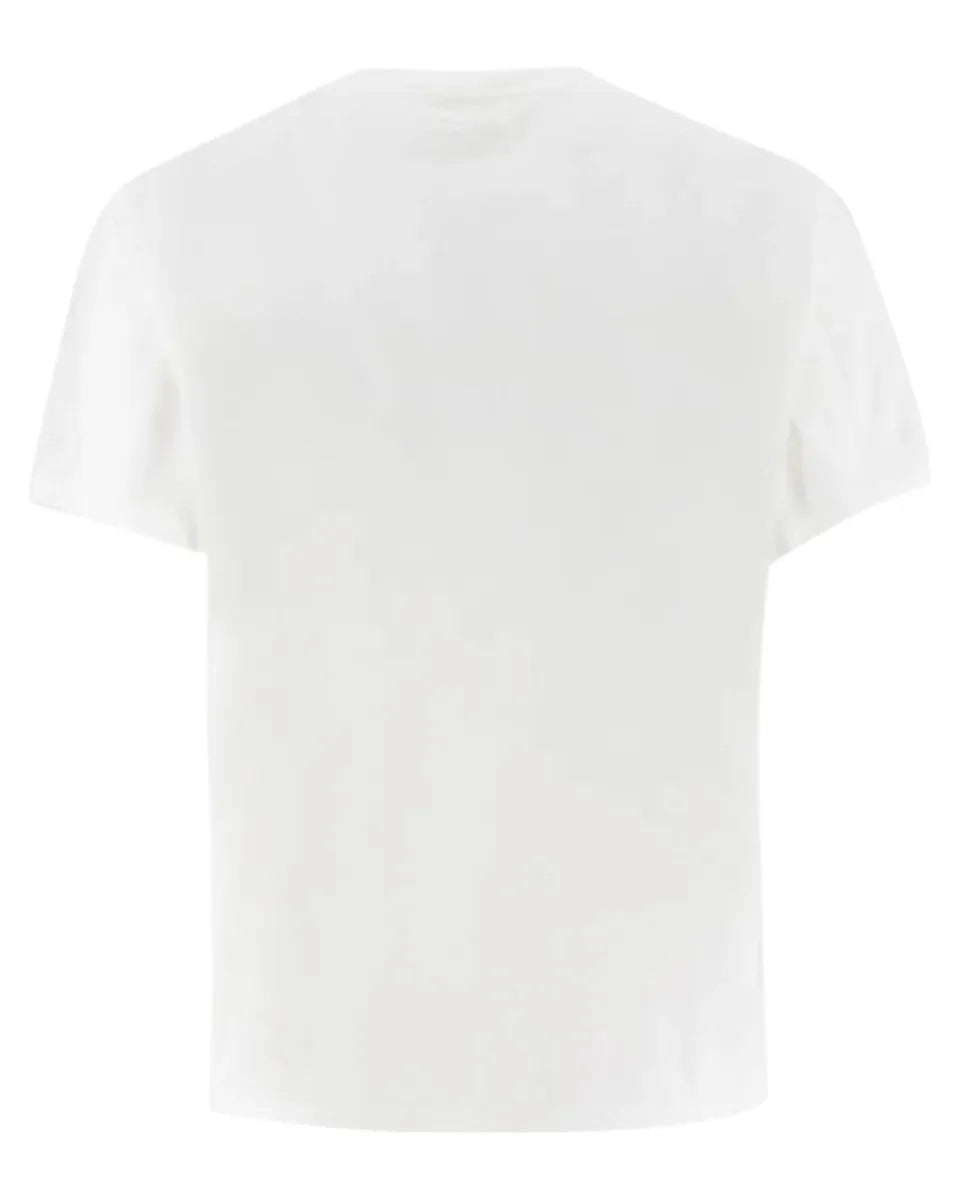 T-shirt Emilie bianca ricamata "Group Therapy"-Mc2 Saint Barth-T-shirt-Vittorio Citro Boutique