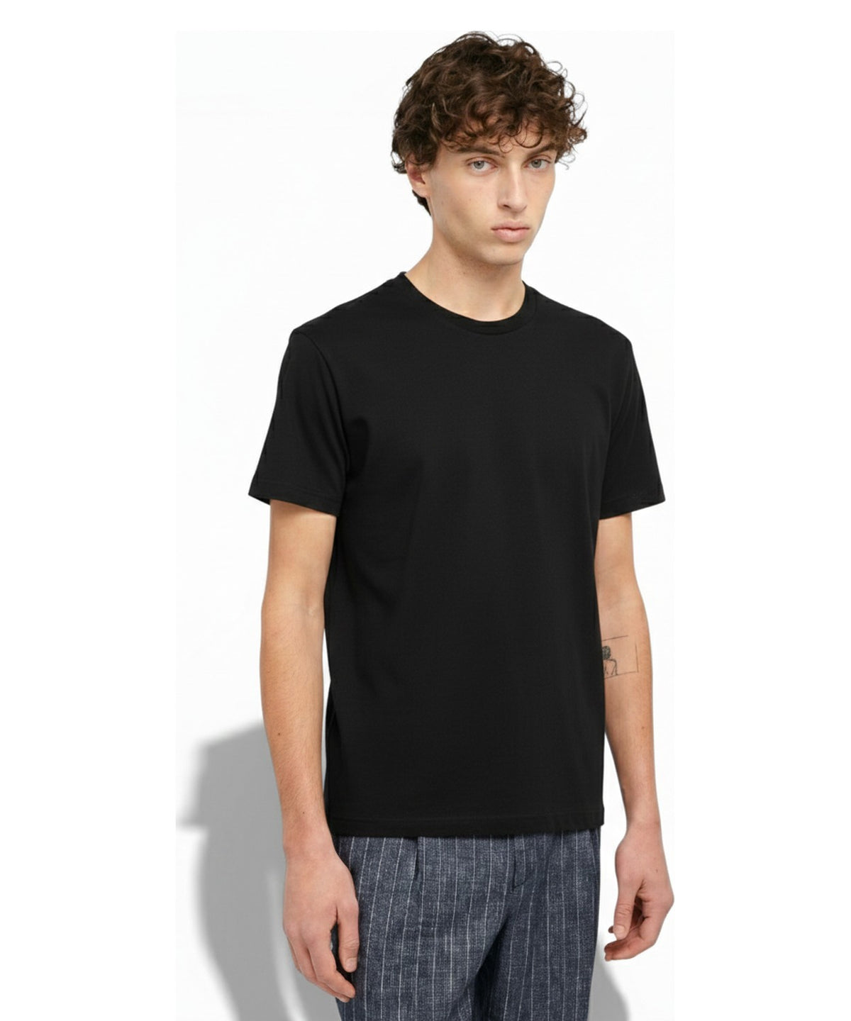 MANUEL RITZ T-Shirt Uomo Cotone Girocollo
