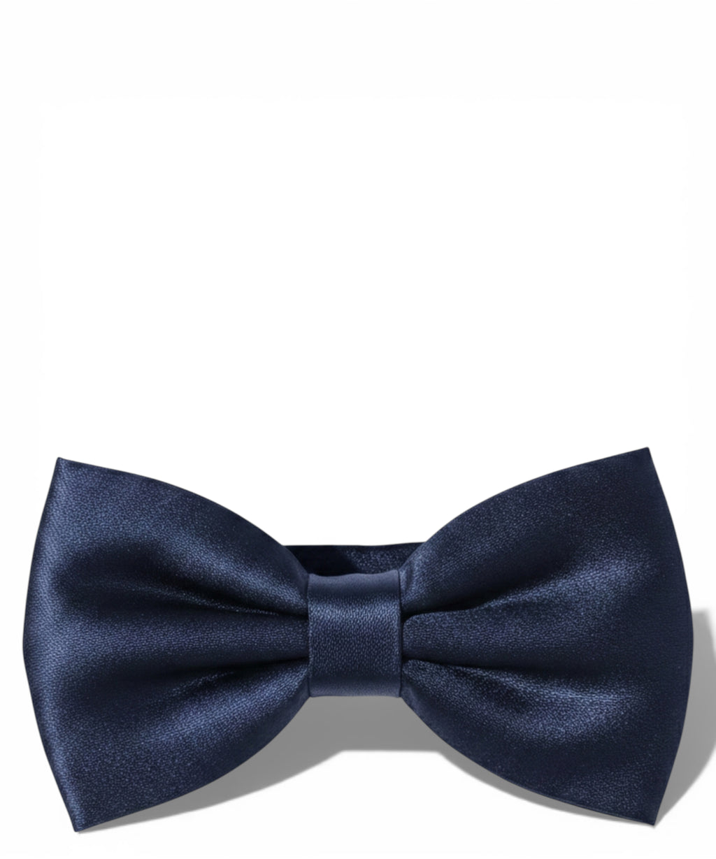 Papillon Satin Blu Classico Regolabile per Occasioni Eleganti