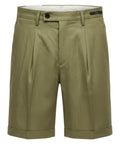 Bermuda uomo Harry in 100% lino pinces