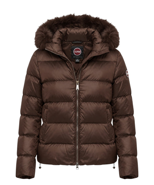 Plumífero Colmar Originals de cuello alto con pelo sintético