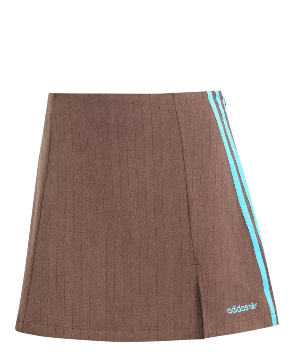 Adidas Originals Gonna Sartoriale in Spina di Pesce