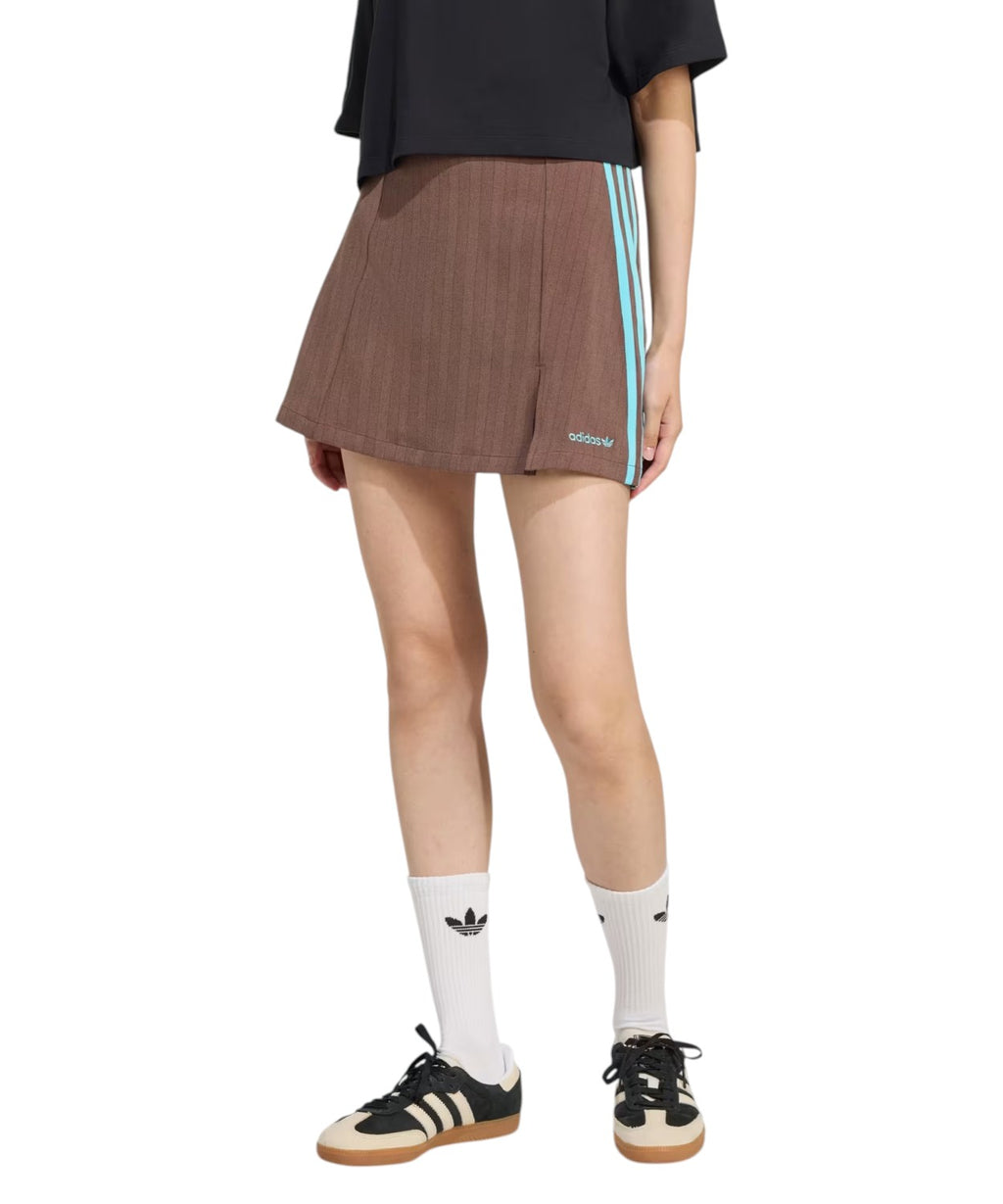 Adidas Originals Gonna Sartoriale in Spina di Pesce