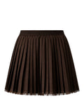 Twinset geplooide minirok voor dames met elastische taille