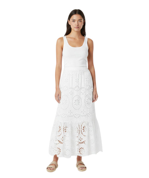 Rok van Sangallo-katoen met Volants voor Zomerse Looks