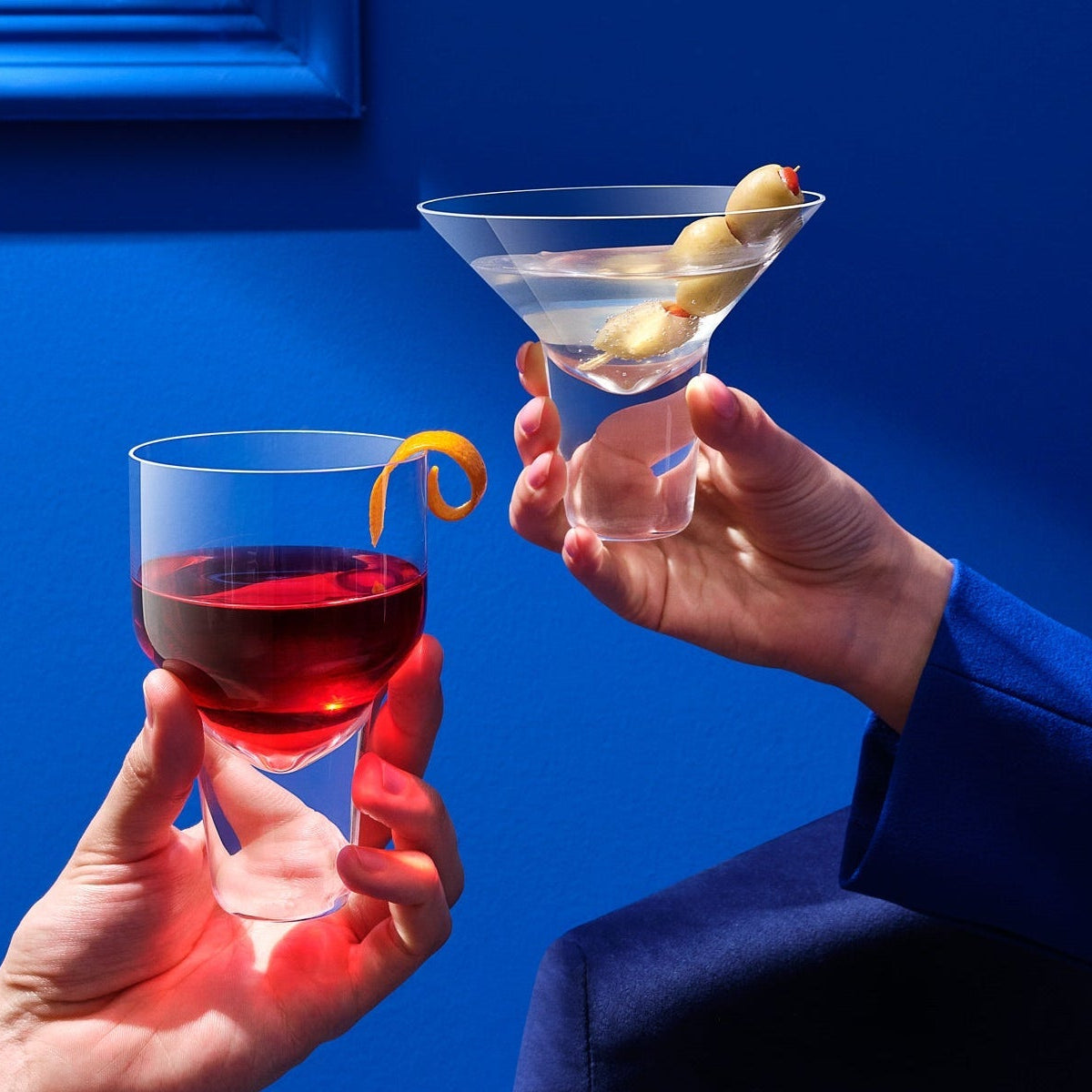 Set 2 Bicchieri Martini NUDE Gravity-NUDE EU-Coupe glass-Vittorio Citro Boutique