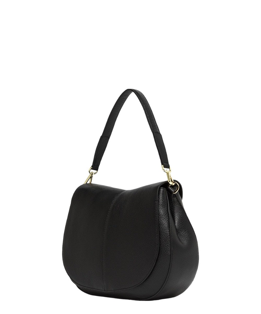 Borsa Helena Round in Pelle Martellata-Borse a spalla-Gianni Chiarini-Vittorio Citro Boutique