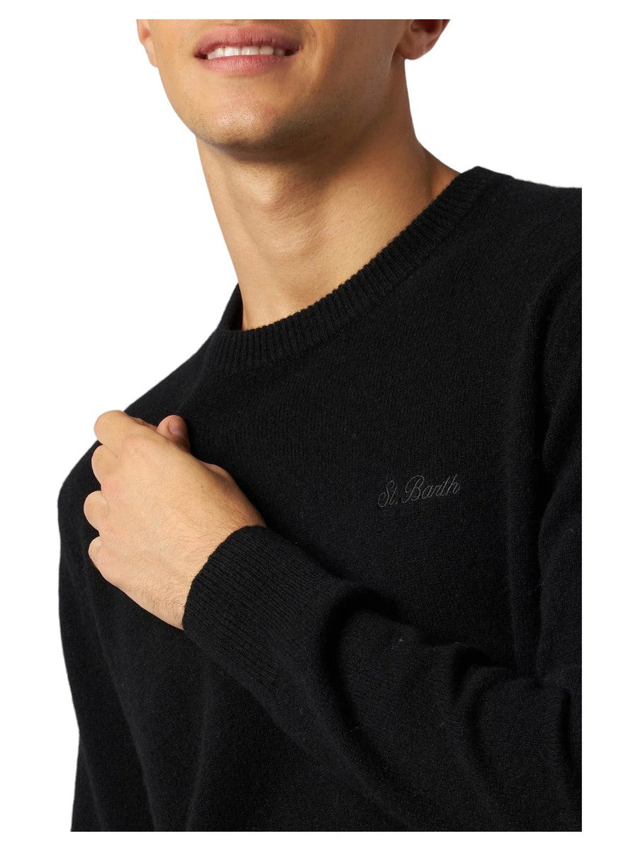 Maglia girocollo con ricamo St. Barth-Mc2 Saint Barth-Maglieria-Vittorio Citro Boutique