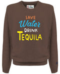 Maglia girocollo con ricamo Save water drink Tequila-Mc2 Saint Barth-Maglieria-Vittorio Citro Boutique
