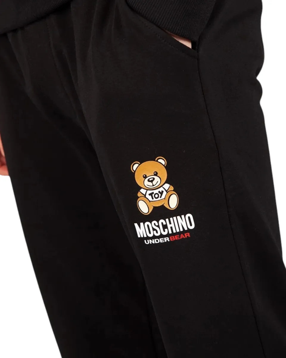 Pantalone Jogger Underwear Bear Nero-Moschino-Tuta-Vittorio Citro Boutique