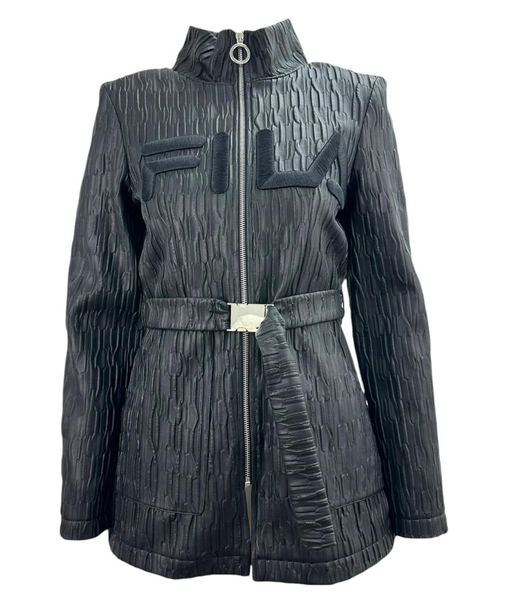 Giubbotto Lungo Kari in Simil Pelle-Fila-Giacche-Vittorio Citro Boutique