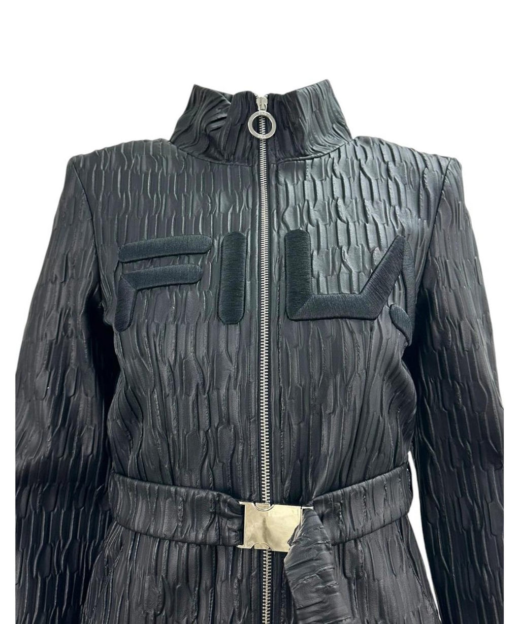 Giubbotto Lungo Kari in Simil Pelle-Fila-Giacche-Vittorio Citro Boutique