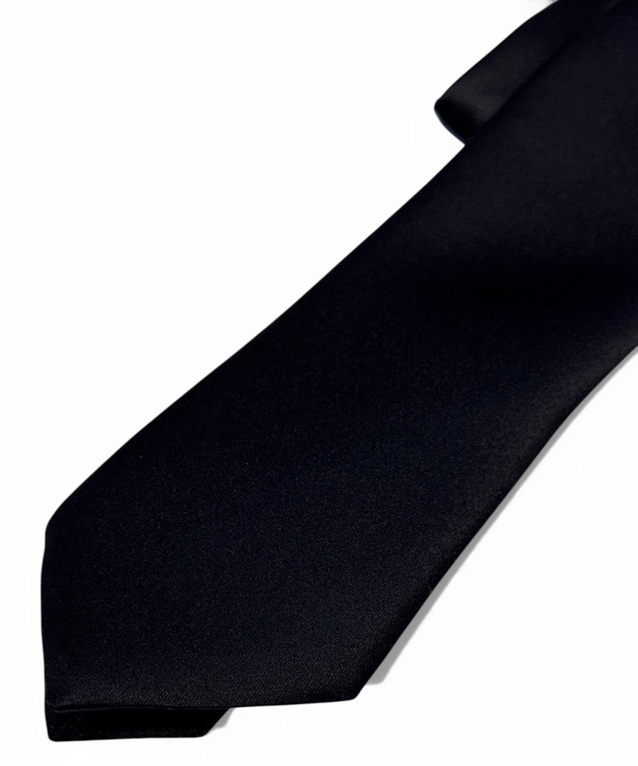 Cravatta Classica Tinta Unita Nero - Manuel Ritz