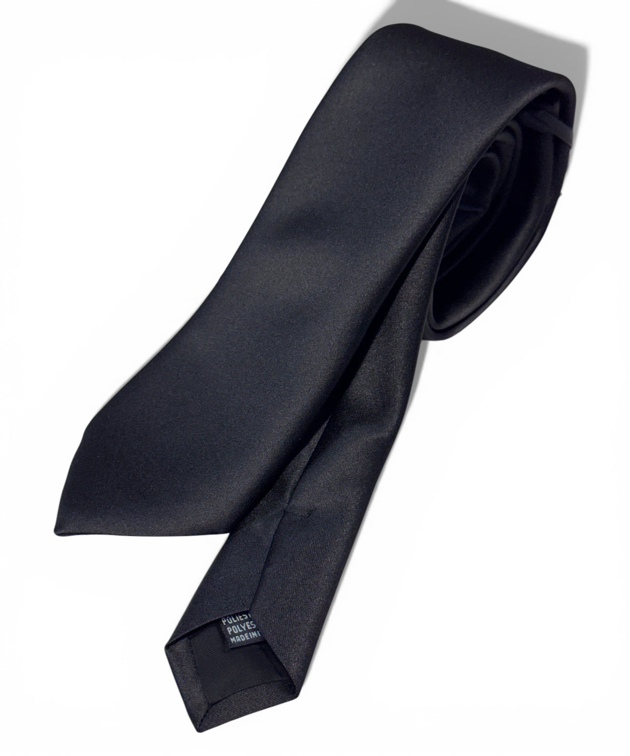 Cravatta Classica Tinta Unita Nero - Manuel Ritz