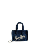 Key Bag Denim MC2 Saint Barth til nøgler og mønter med skulderrem