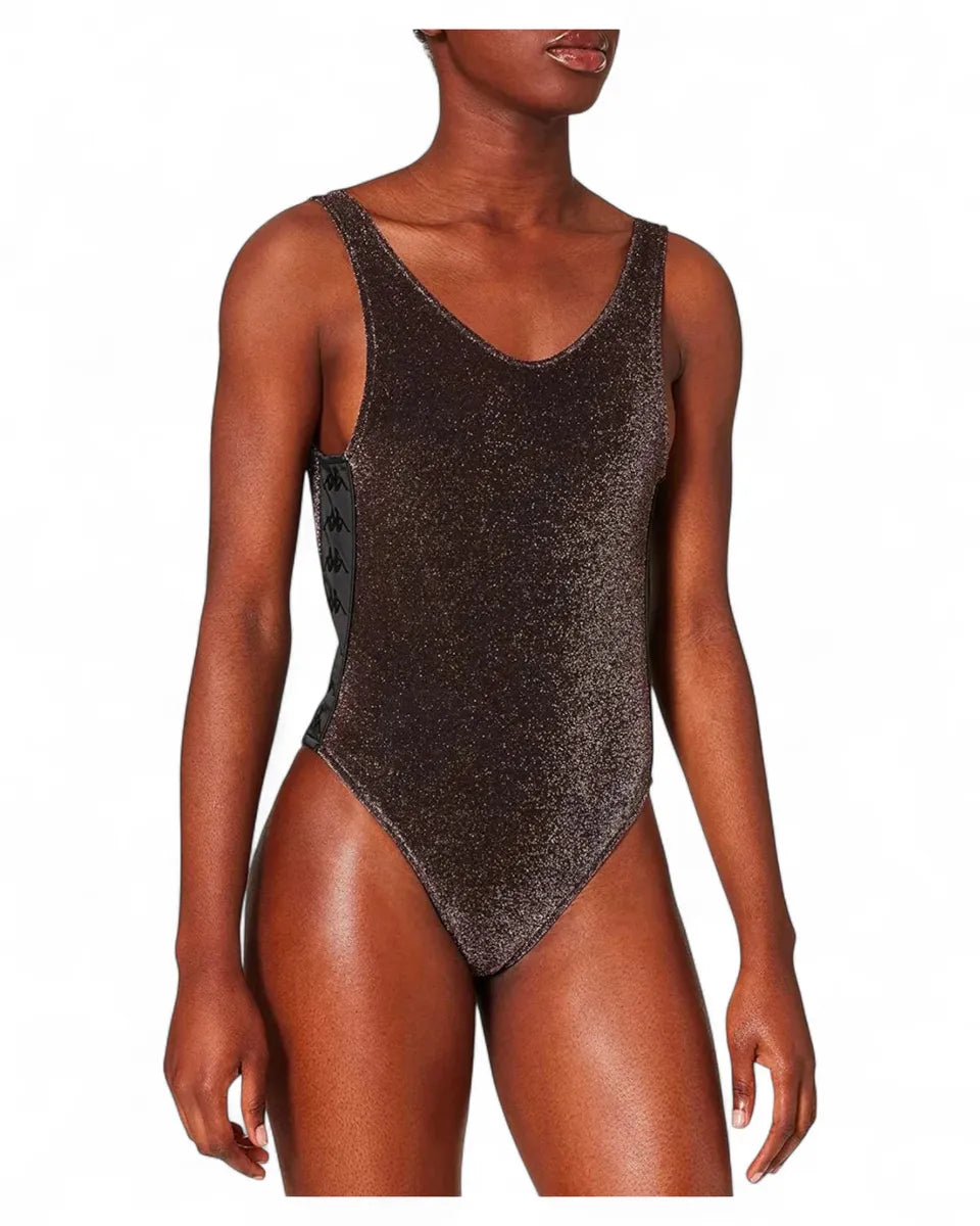 Body Skin Fit in Jersey Lucido con Banda Omini-Body-Kappa-Vittorio Citro Boutique