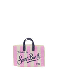 Mc2 Saint Barth Phone Bag with Stripes and Shoulder Strap