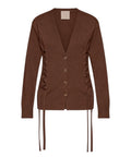 Damesvest van gevilte wol met korsetdetails