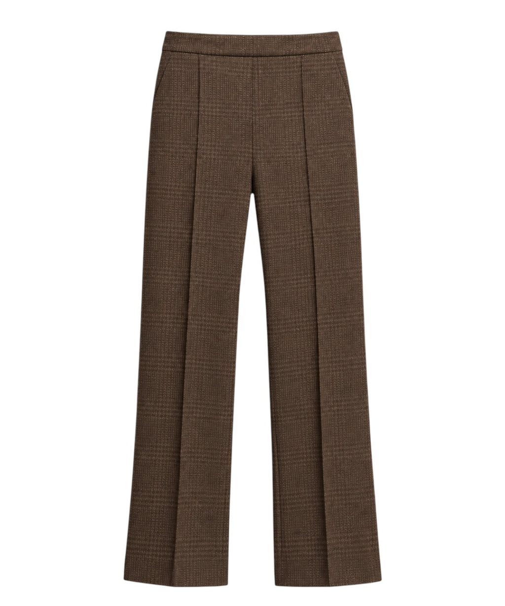 MM Max Mara Hosen im Glencheck-Muster, Cropped