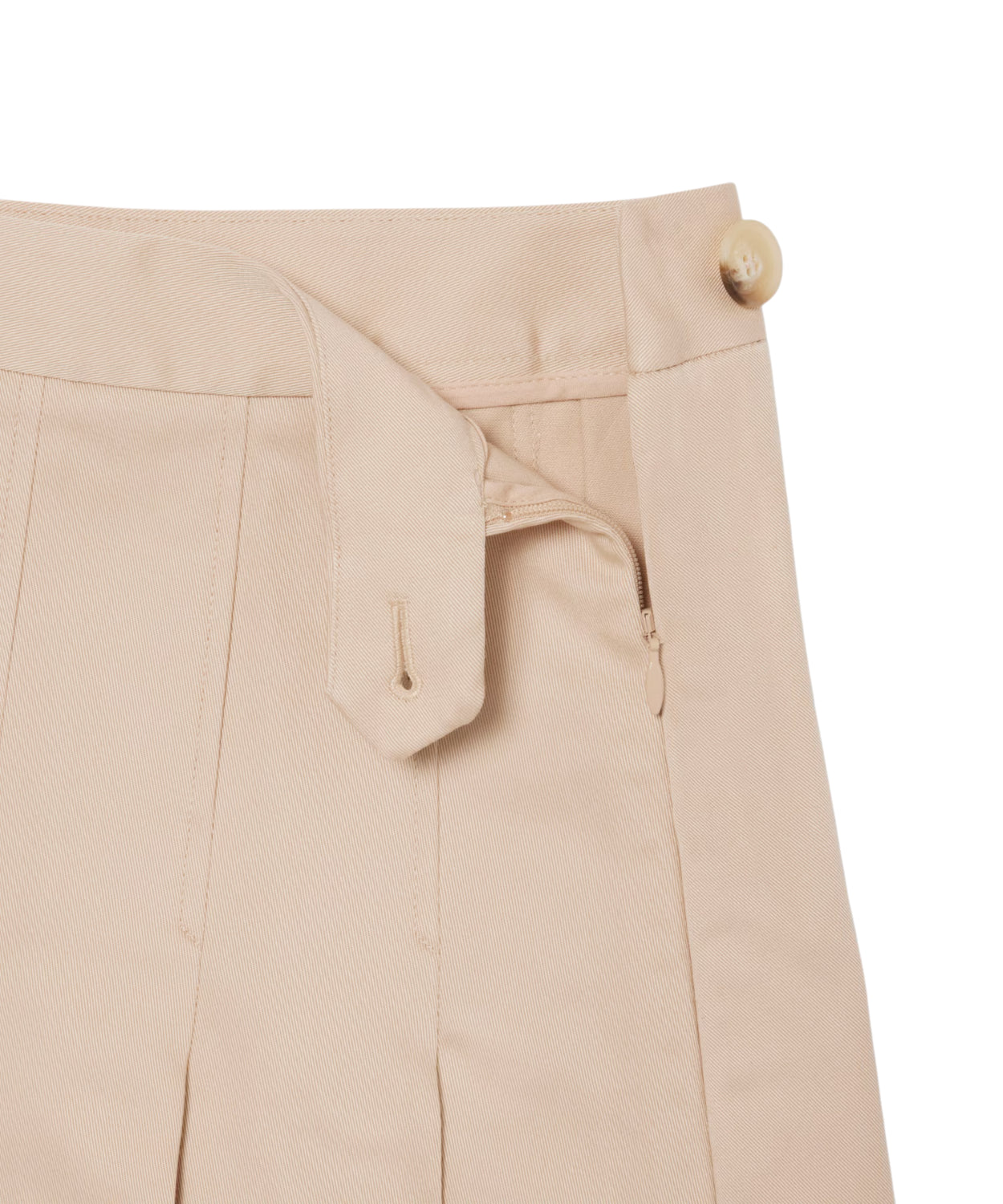 Gonna Corta Plissettata Lacoste in Cotone Elasticizzato