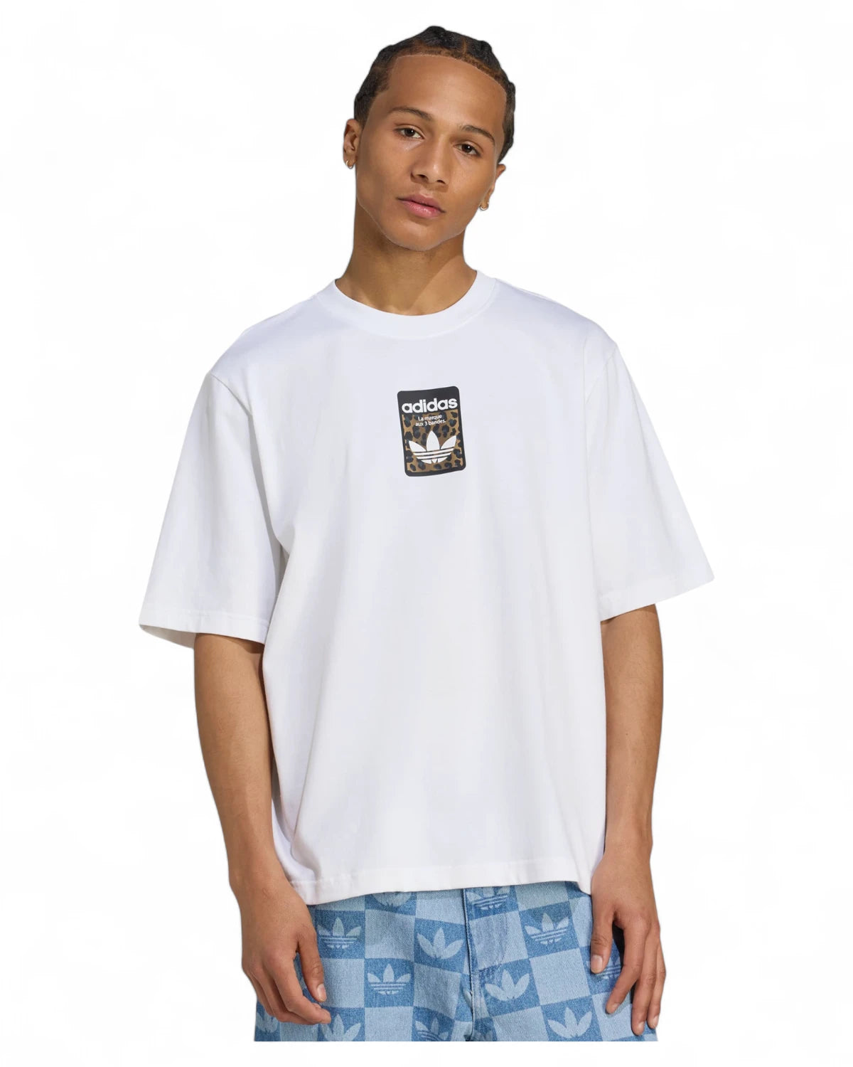 T-shirt Adidas Leo Oversize-Adidas Originals-T-shirt-Vittorio Citro Boutique