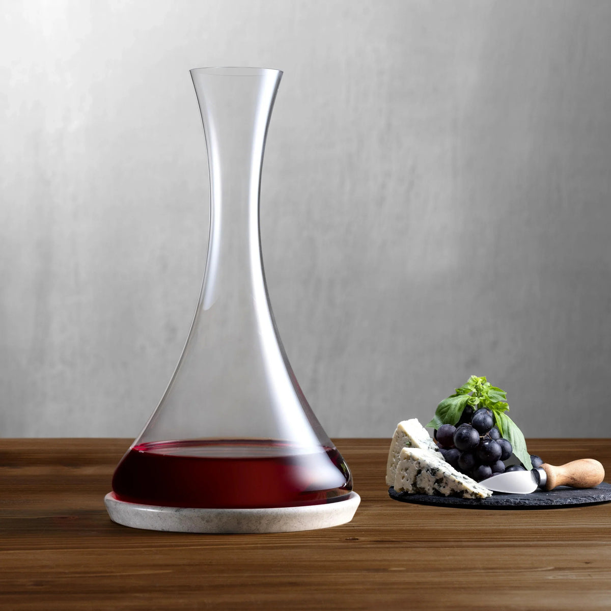 Decanter da vino Jazz con base in marmo