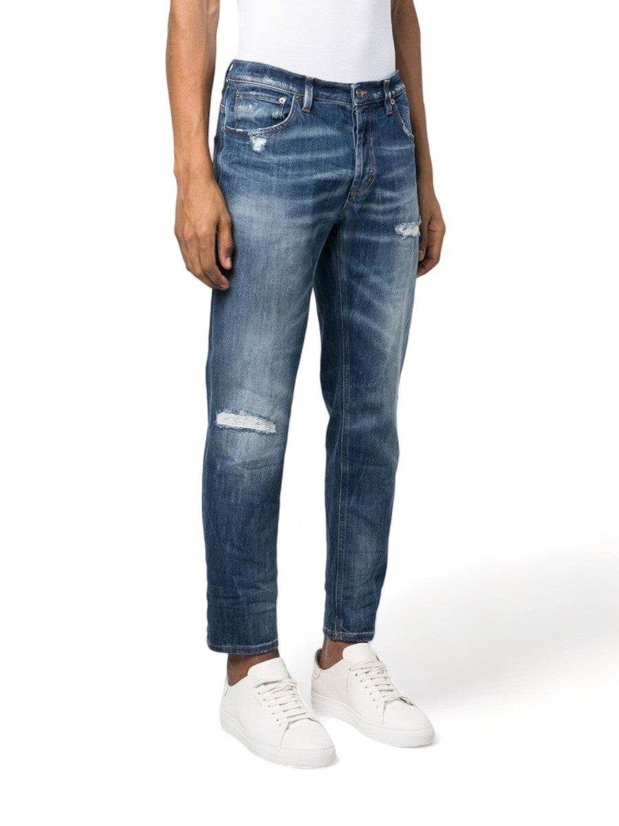 Jeans George slim fit a vita media-Jeans-Dondup-Vittorio Citro Boutique