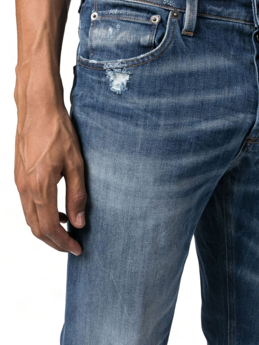 Jeans George slim fit a vita media-Jeans-Dondup-Vittorio Citro Boutique