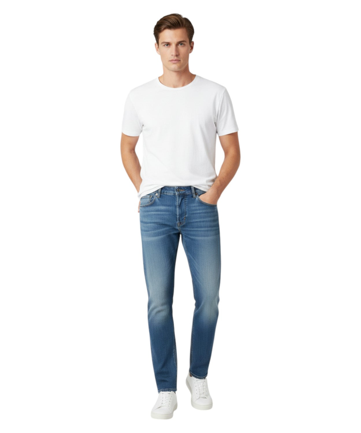 Jeans Slim Fit Uomo Michael Coal Modello David