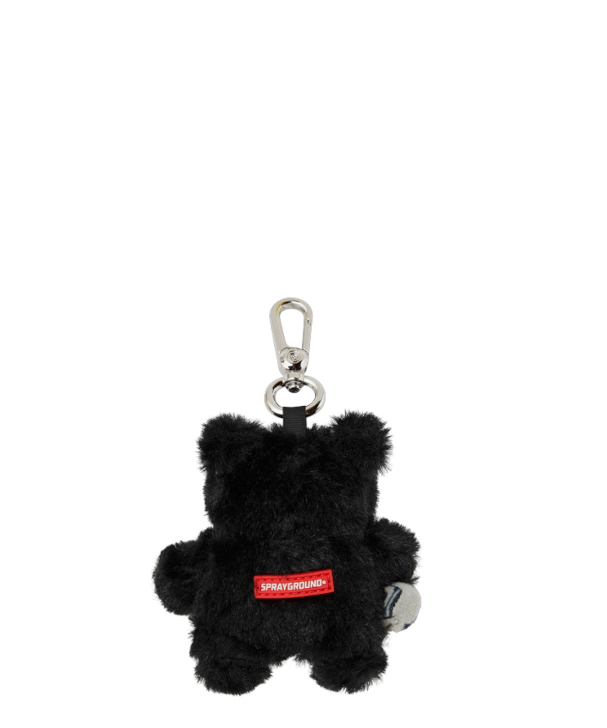 Sprayground Fur Cray Black Bear Cub Keychain
