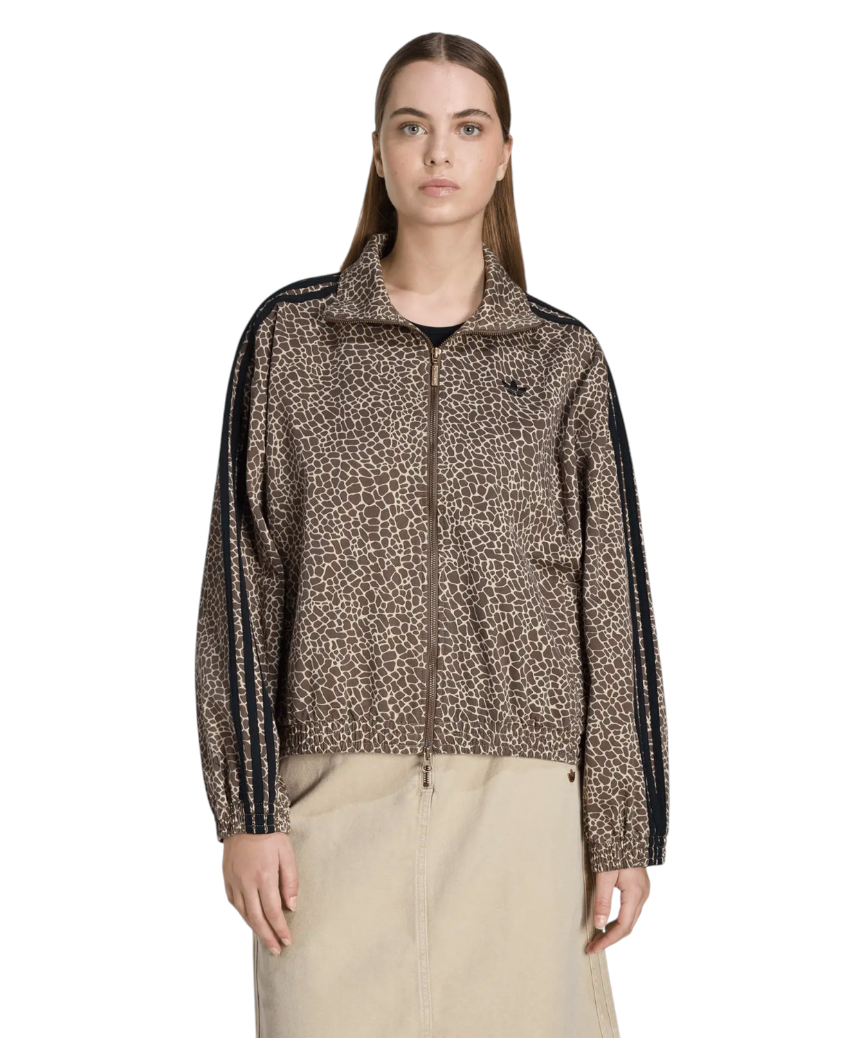 Giacca Oversize adidas Originals Firebird con Animal Print