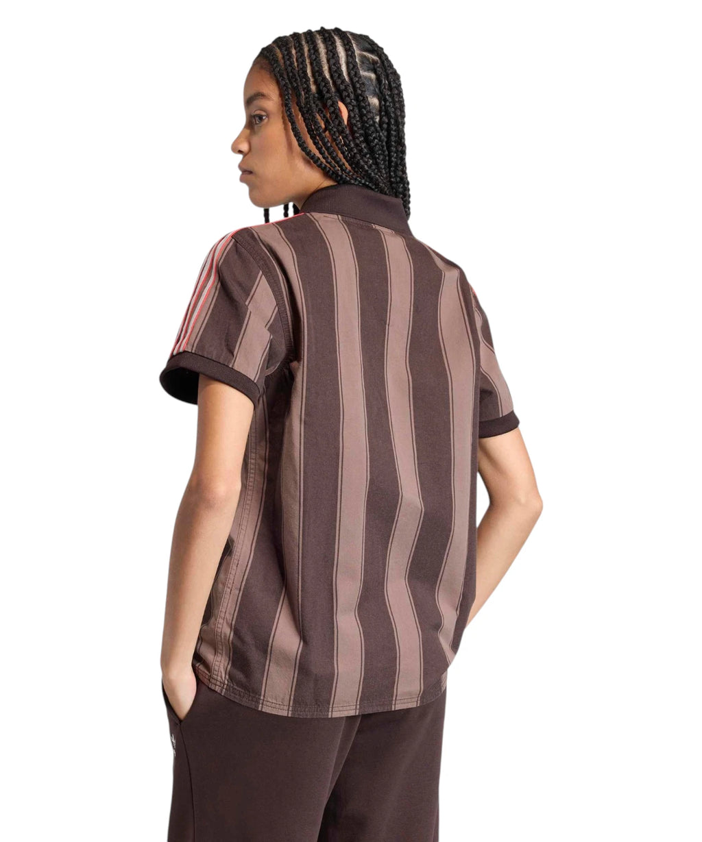 Maglia adidas Twill Football anni ’90 con Collo a V