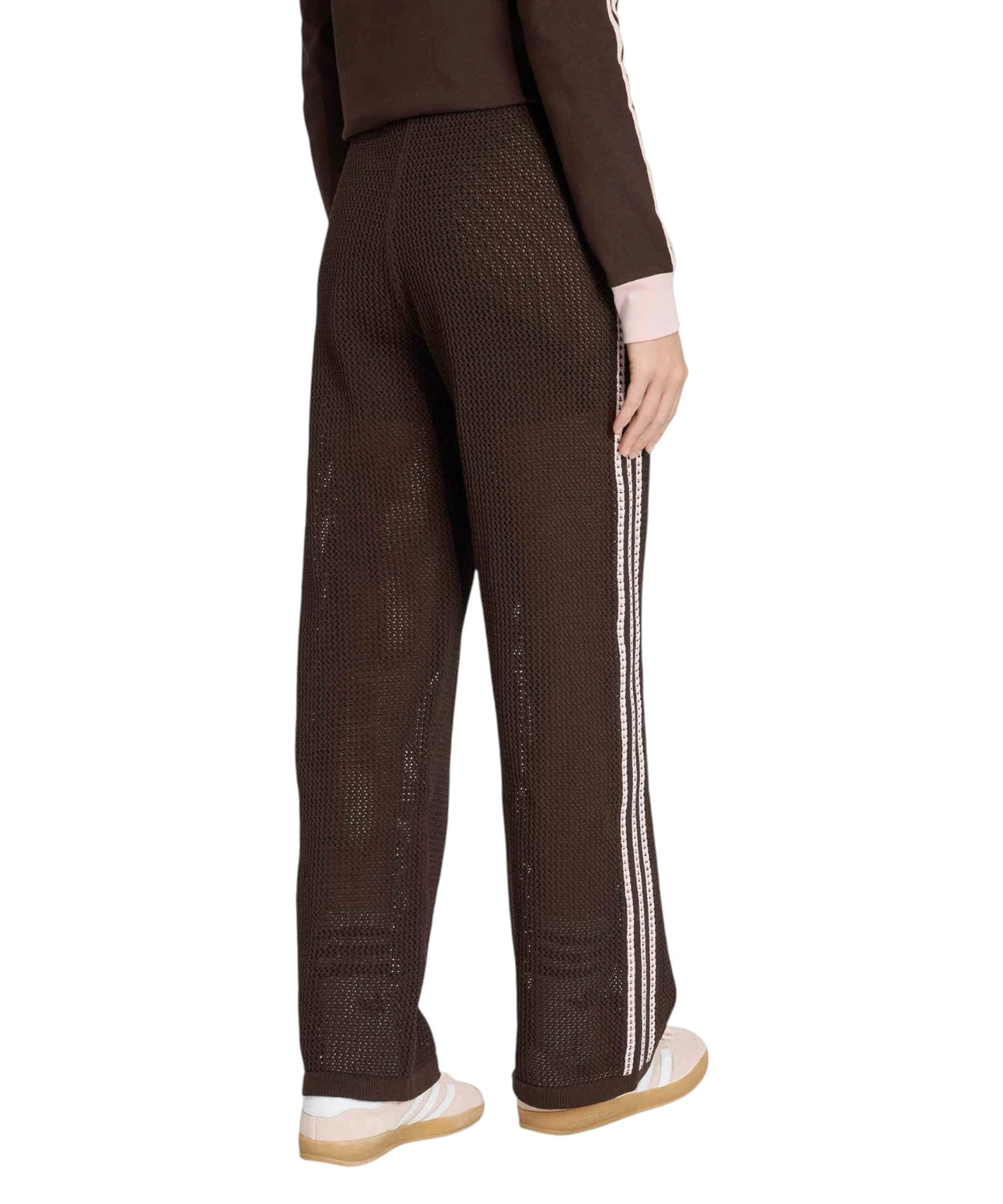 adidas gebreide crochet broek voor dames