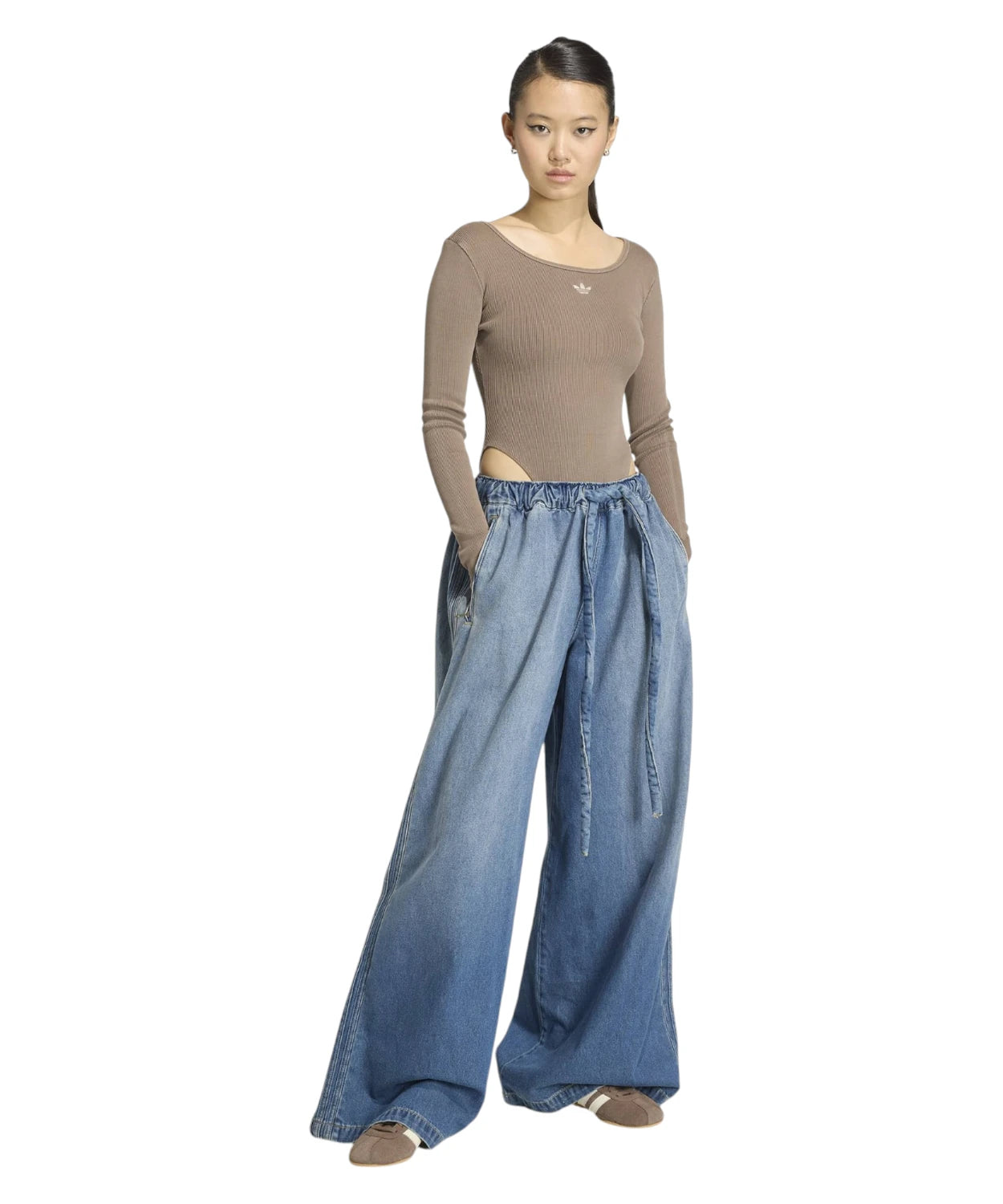 Body adidas Essentials Rib Washed Lange Mouwen