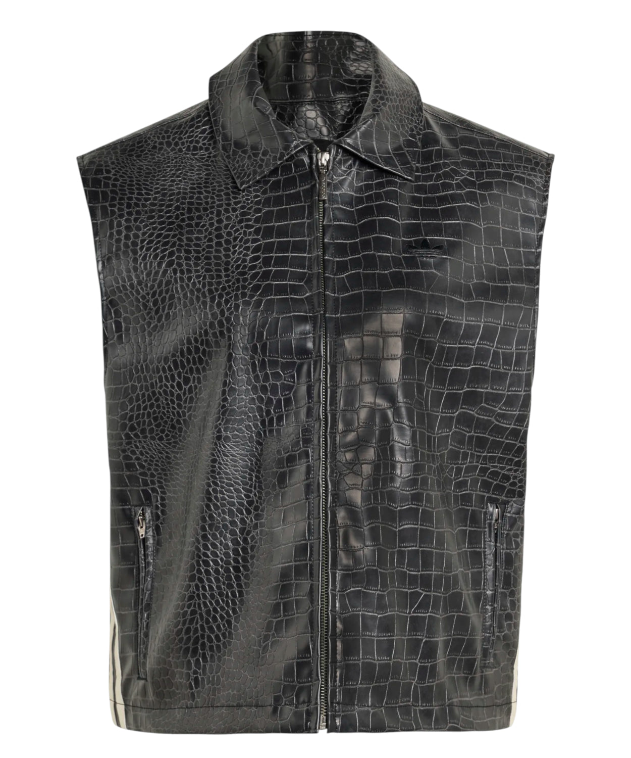 Gilet Pleather Adidas Originals in Stampa Cocco