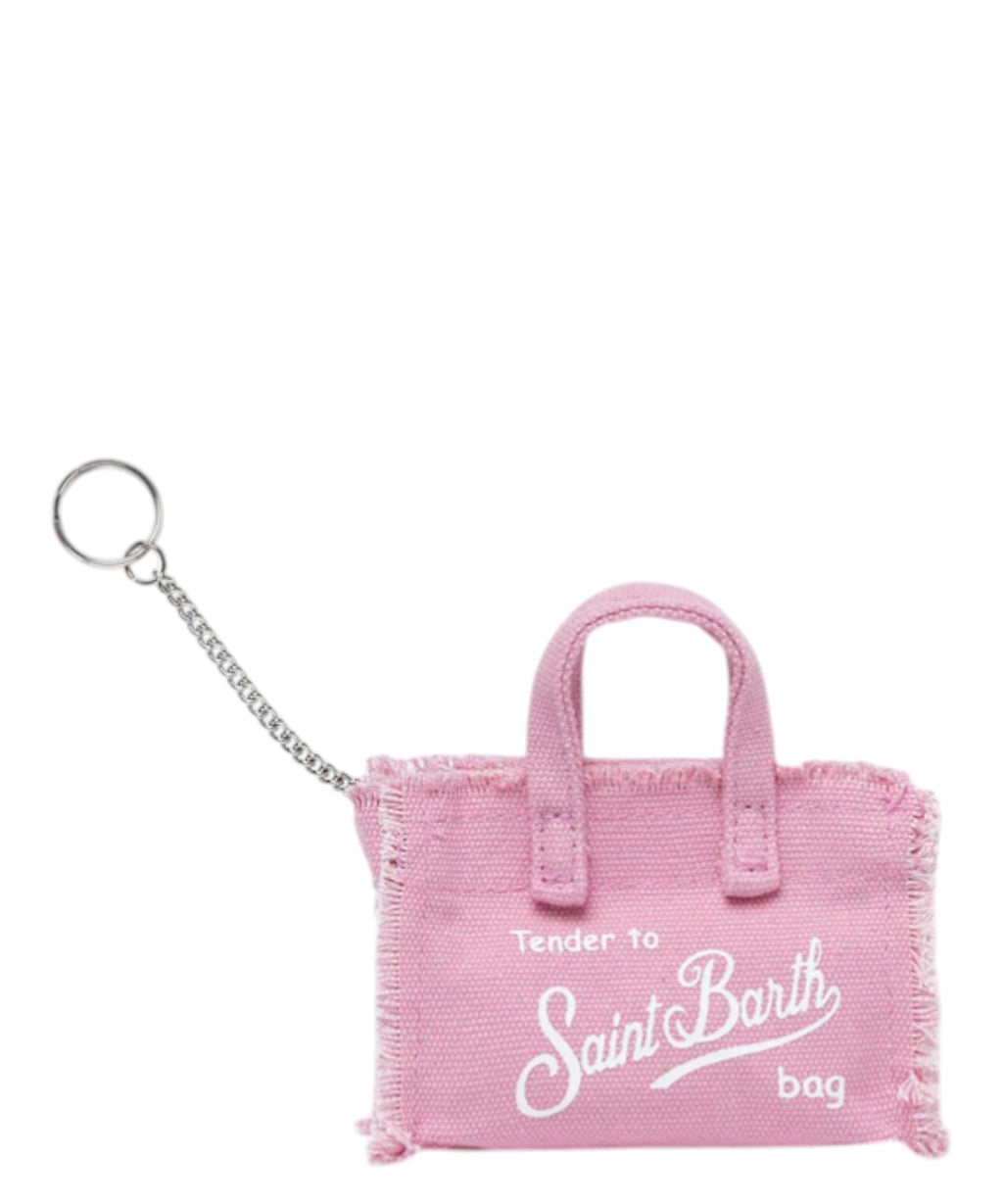 Portachiavi MC2 Saint Barth in Lino con Tracollina e Logo