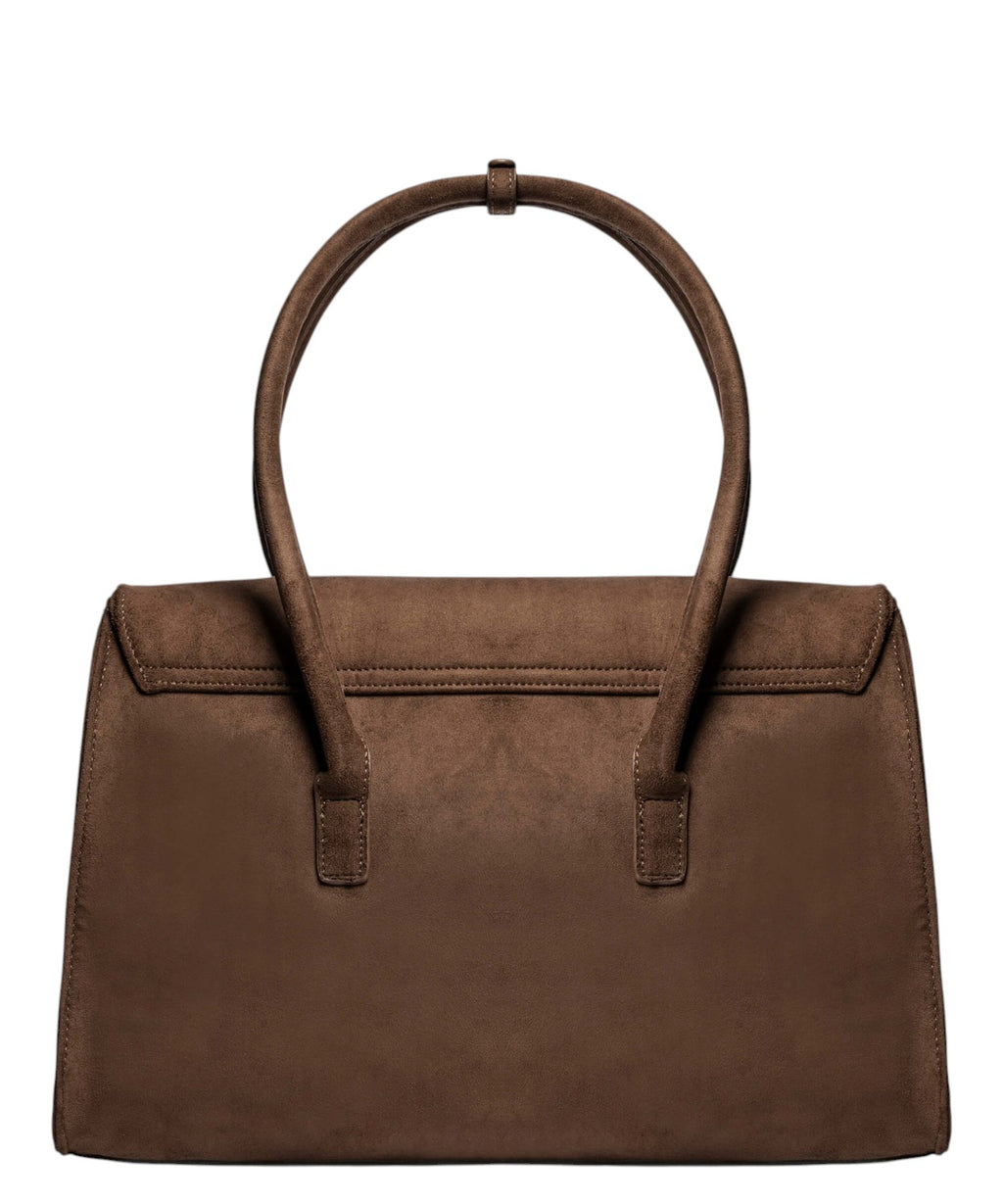 Secret Pon Pon Keyla L Suede Handbag