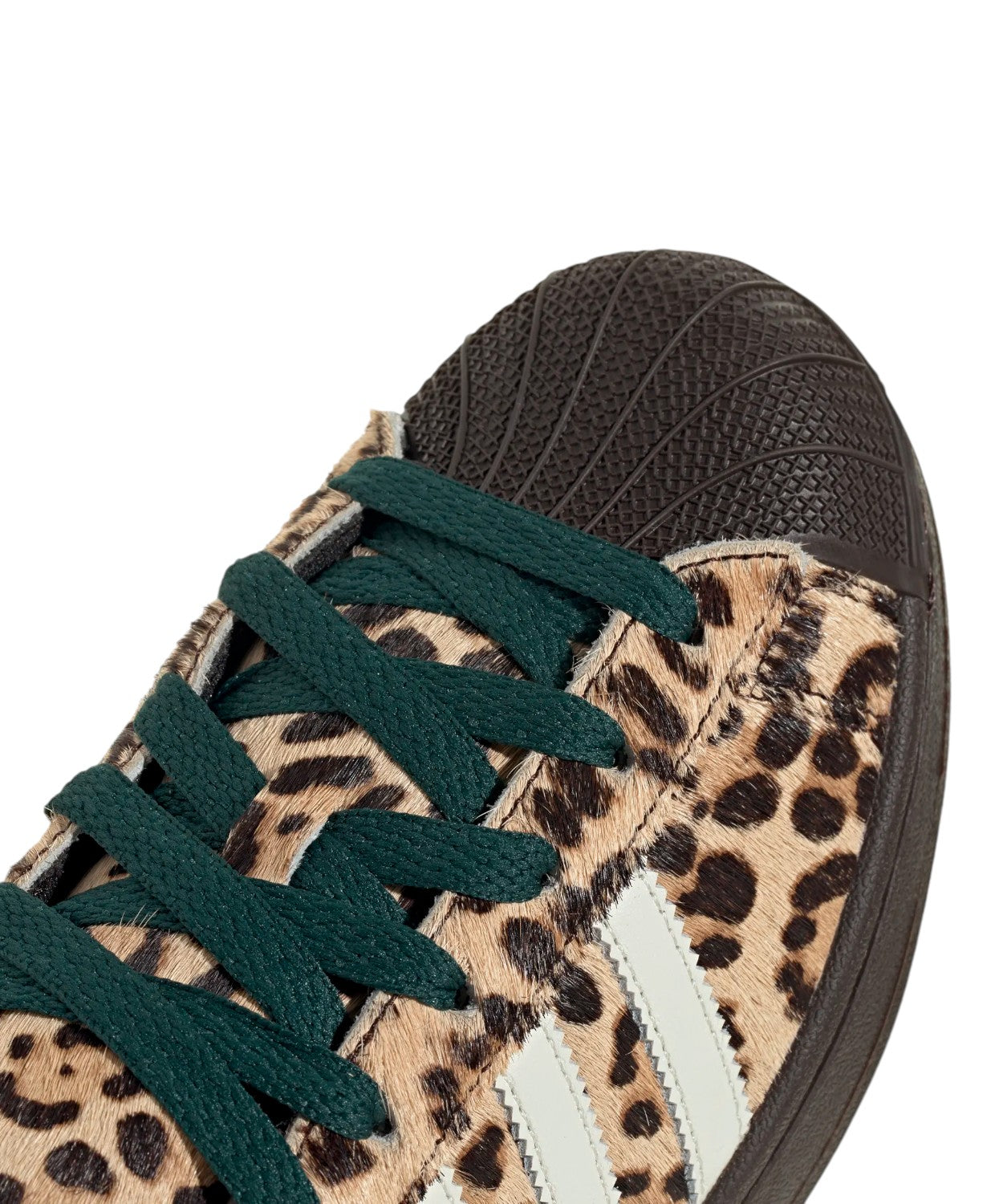 Adidas Superstar II sneakers met luipaardprint