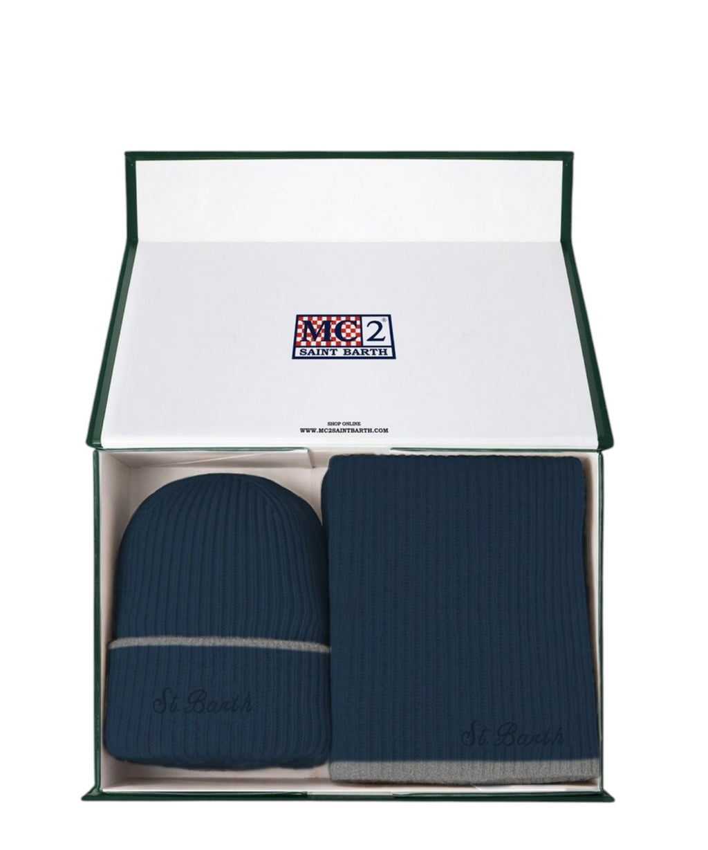 Kit cappello e sciarpa MC2 Saint Barth