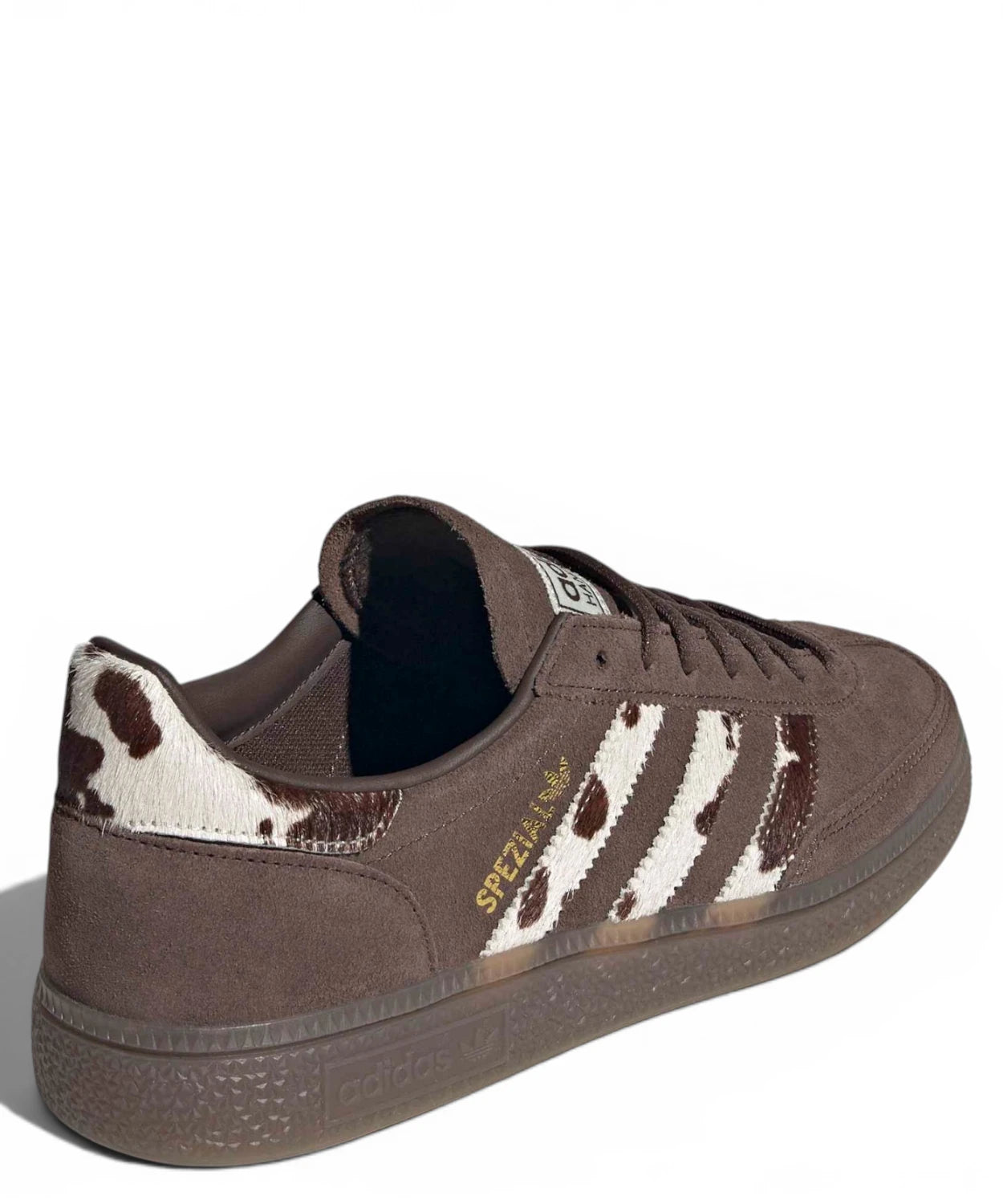 adidas Handball Spezial sneakers in suède met koeienprint details