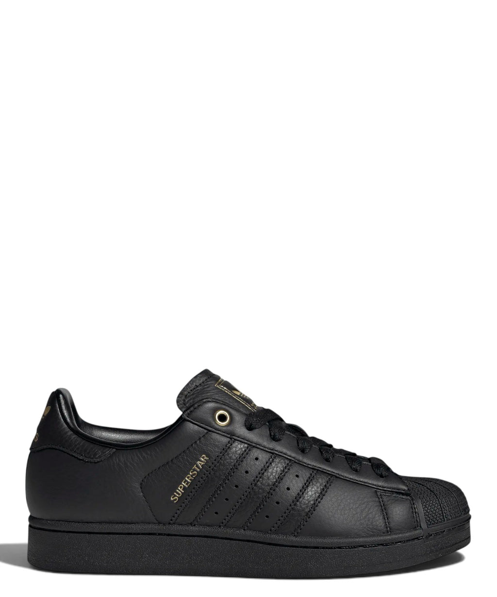 adidas Superstar II sneakers in pelle metallica