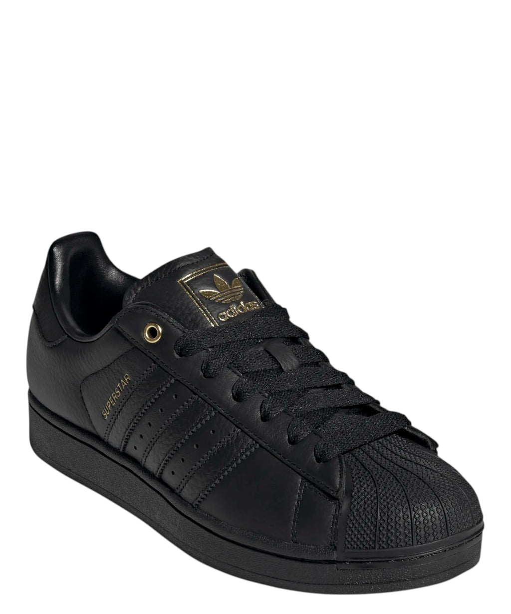 adidas Superstar II sneakers in pelle metallica