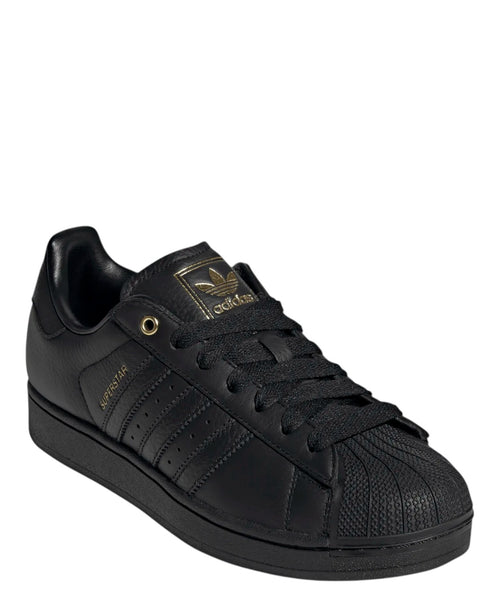 adidas Superstar II sneakers in pelle metallica