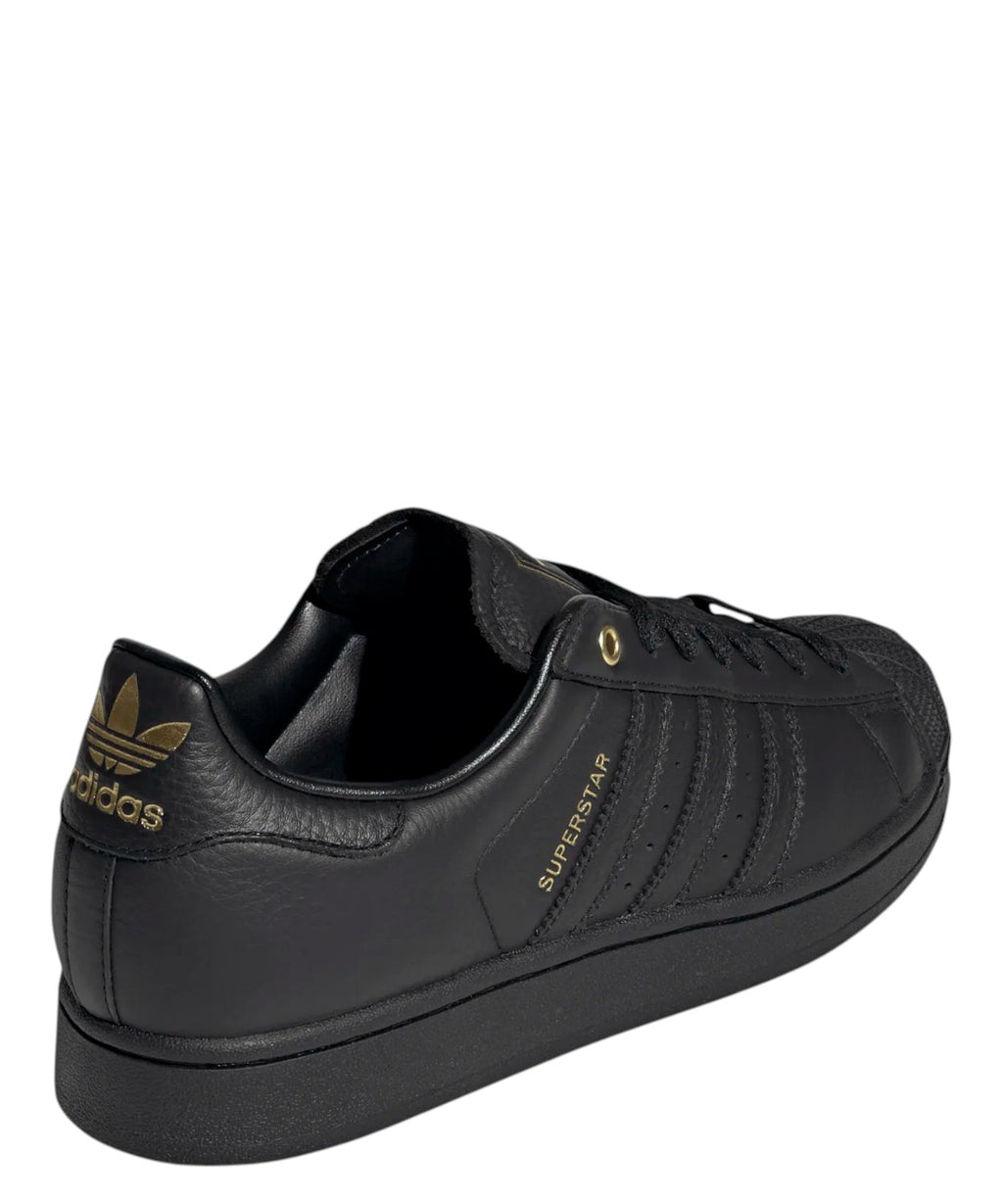 adidas Superstar II sneakers in pelle metallica