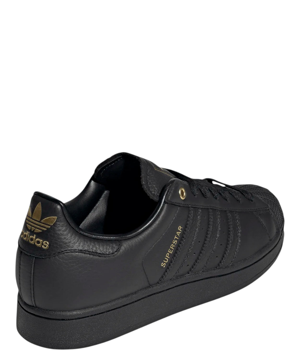 adidas Superstar II sneakers in pelle metallica