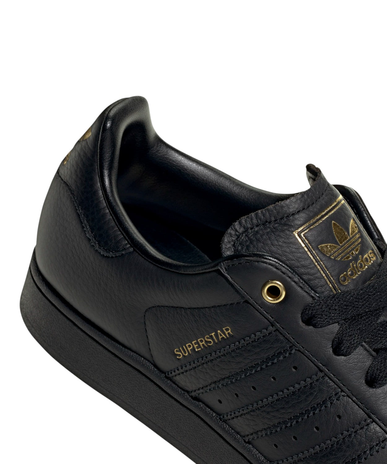 adidas Superstar II sneakers in pelle metallica