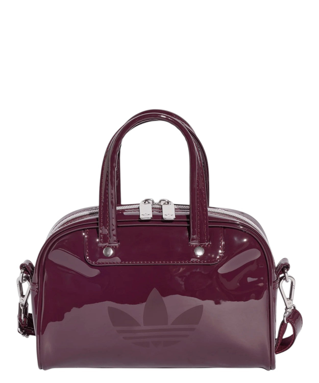 Borsa Adidas Mini Bowling tracolla in vernice lucida