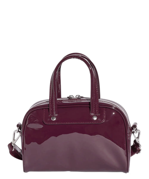 Borsa Adidas Mini Bowling tracolla in vernice lucida