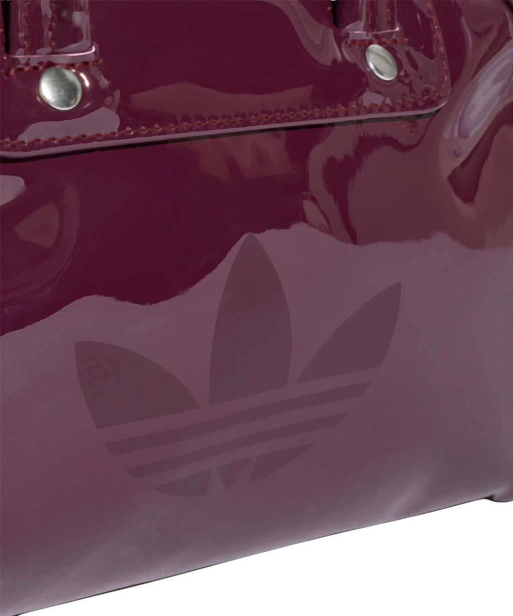 Borsa Adidas Mini Bowling tracolla in vernice lucida